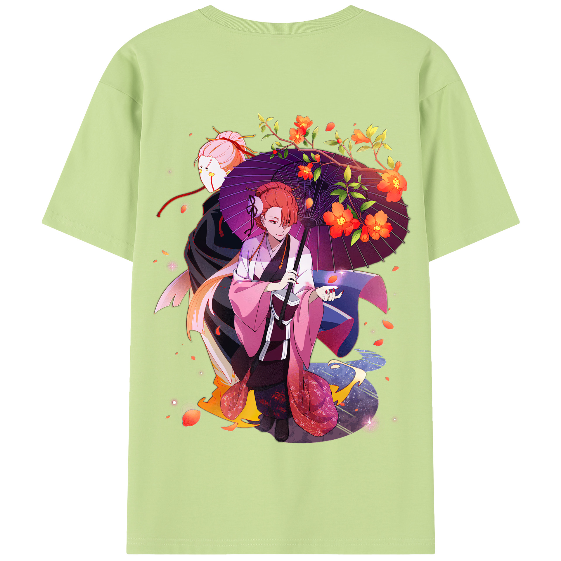 （画像用） 文豪ストレイドッグス Bungo Stray Dogs 綿100％半袖Tシャツ（背面プリント）
